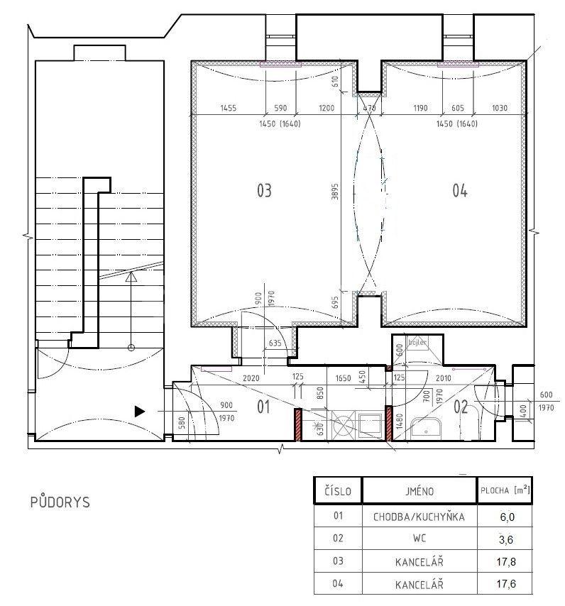 non-residential property to rent, 45 m², Sochařská, Prague, Prague