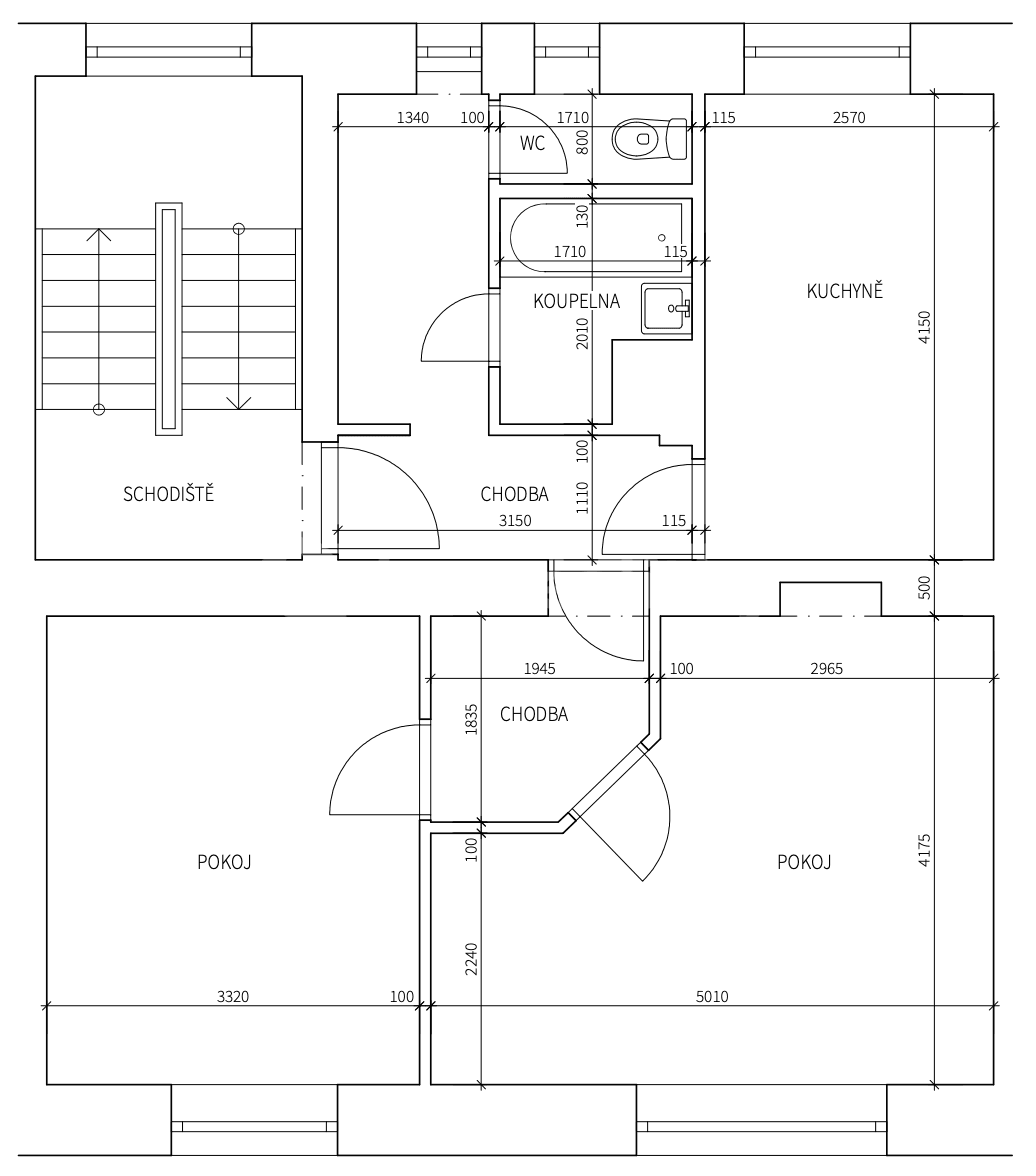 2 bedroom flat to rent, 62 m², Chládkova, Brno, Jihomoravský Region