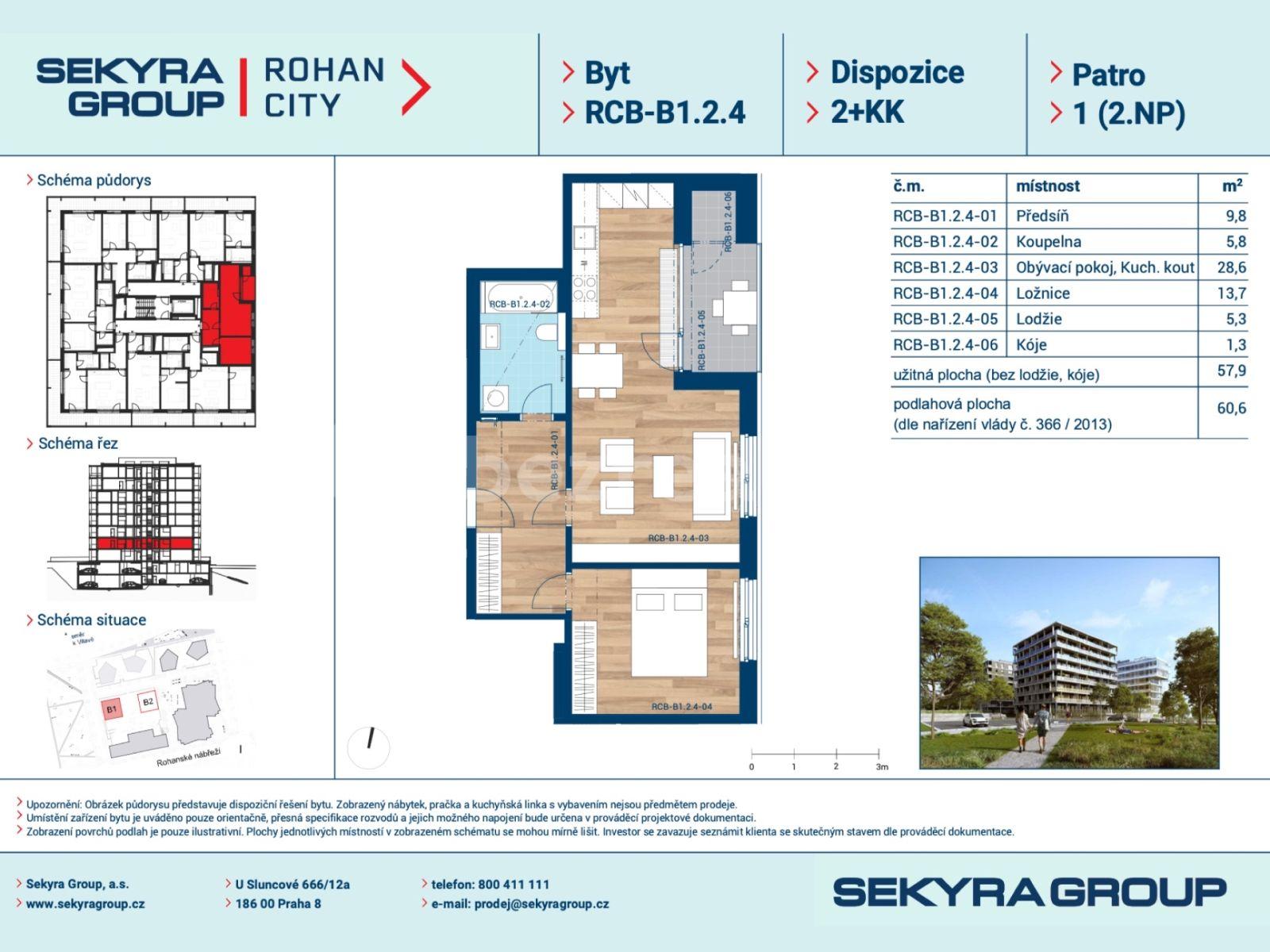 1 bedroom with open-plan kitchen flat to rent, 65 m², Sokolova, Prague, Prague