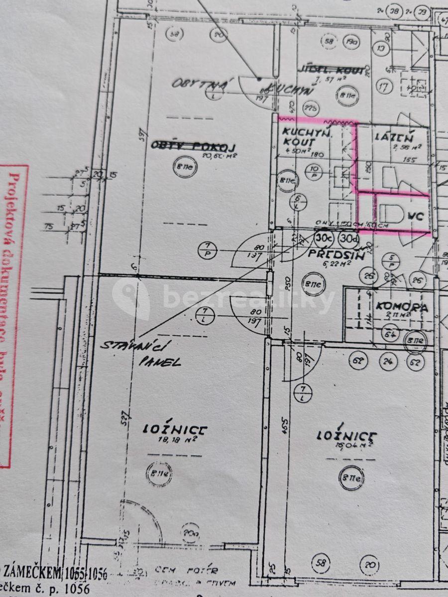 3 bedroom flat for sale, 86 m², Pod Zámečkem, Hradec Králové, Královéhradecký Region