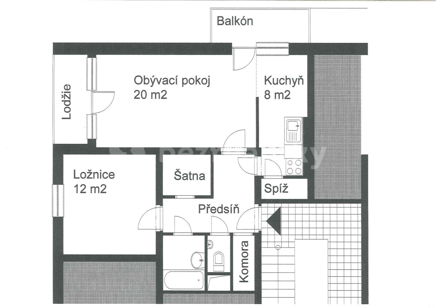 1 bedroom with open-plan kitchen flat to rent, 62 m², Hoškova, Prague, Prague