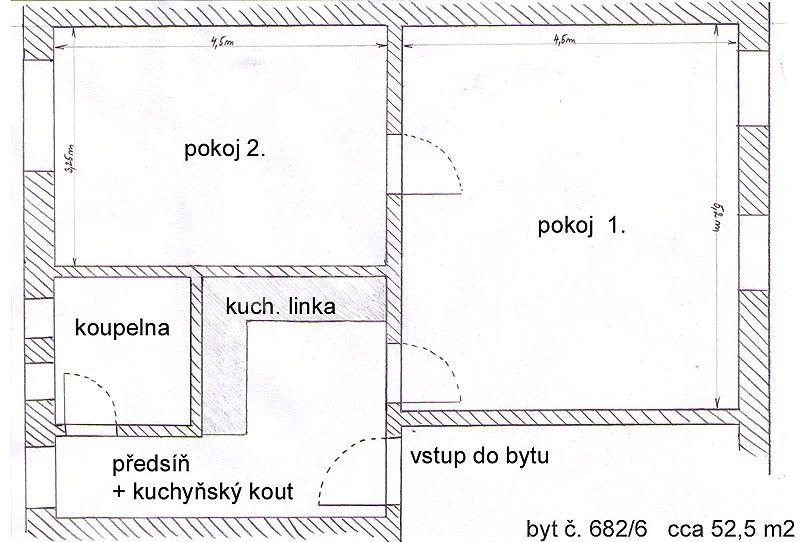 1 bedroom with open-plan kitchen flat to rent, 54 m², Sušická, Liberec, Liberecký Region