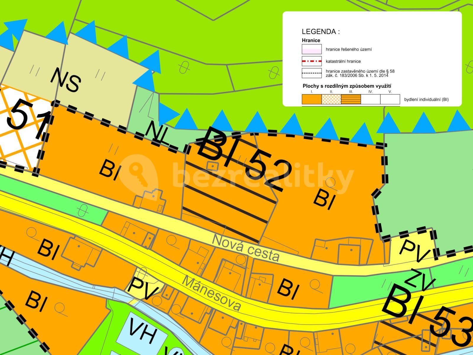 plot for sale, 1,711 m², Nová cesta, Kraslice, Karlovarský Region