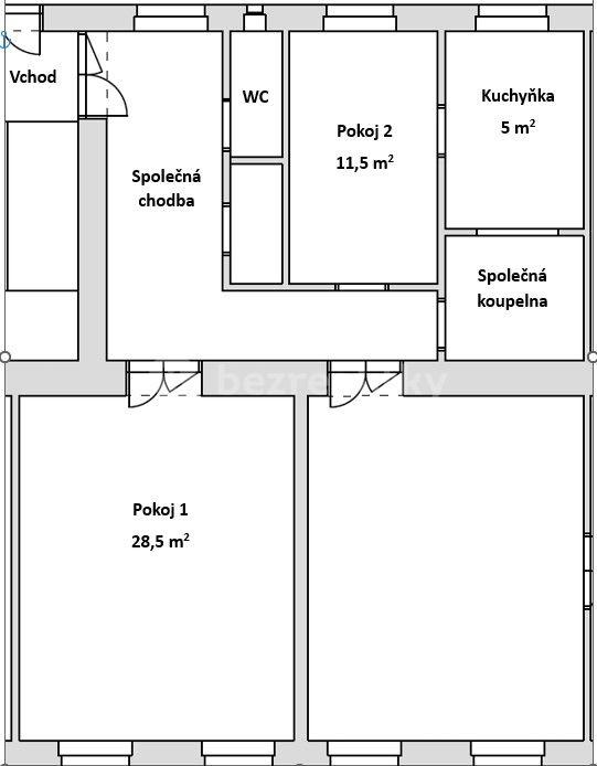 1 bedroom with open-plan kitchen flat to rent, 50 m², Jindřišská, Prague, Prague