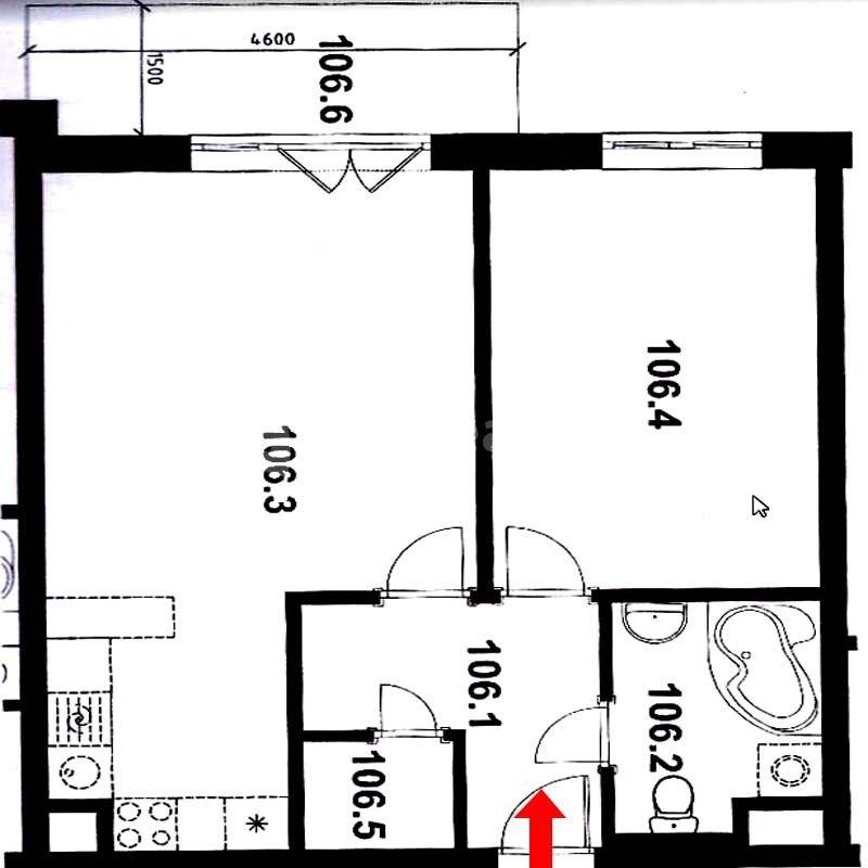 1 bedroom with open-plan kitchen flat to rent, 57 m², Plzeňská, Prague, Prague