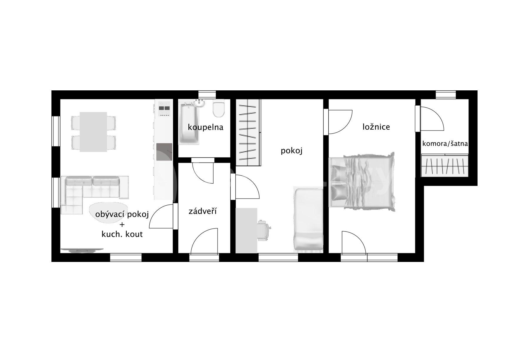 house for sale, 80 m², Choťovice, Choťovice, Středočeský Region