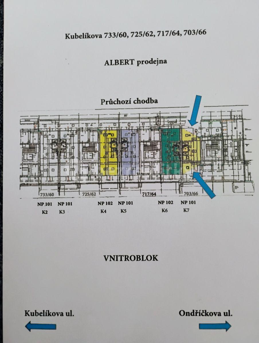 non-residential property to rent, 54 m², Kubelíkova, Prague, Prague