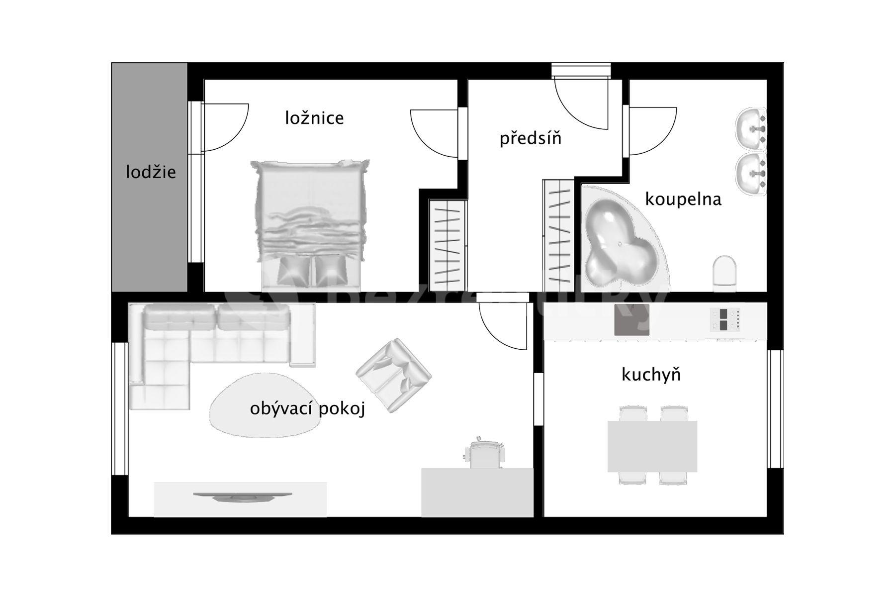 2 bedroom flat for sale, 60 m², Krásná Hora nad Vltavou, Krásná Hora nad Vltavou, Středočeský Region