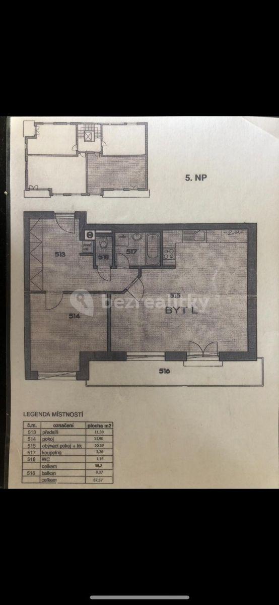 1 bedroom with open-plan kitchen flat to rent, 68 m², Budilova, Prague, Prague