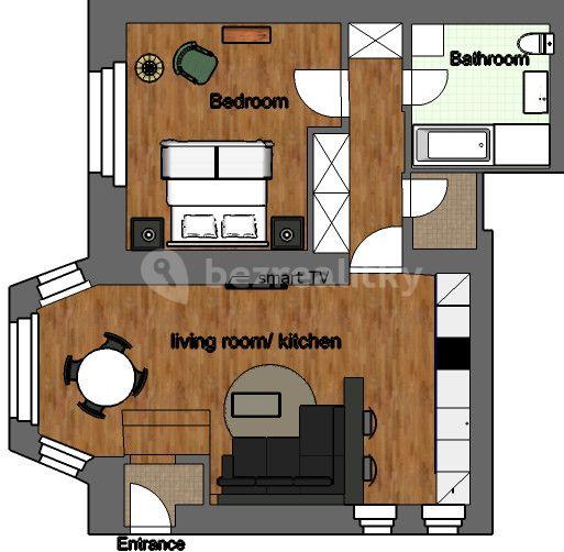 1 bedroom with open-plan kitchen flat to rent, 60 m², Šárecká, Prague, Prague