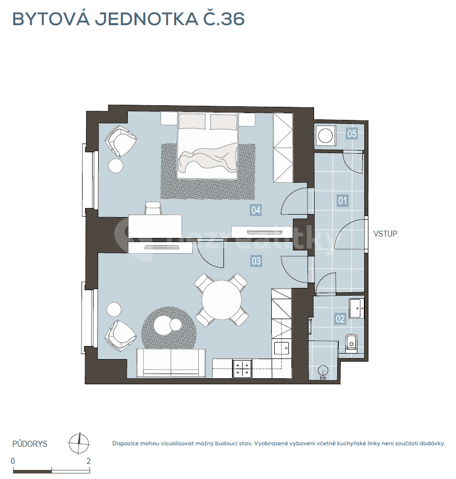 1 bedroom with open-plan kitchen flat for sale, 62 m², Jeseniova, Prague, Prague