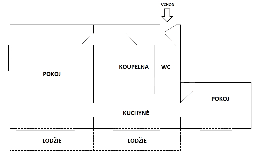 1 bedroom with open-plan kitchen flat to rent, 54 m², Rýmařovská, Prague, Prague