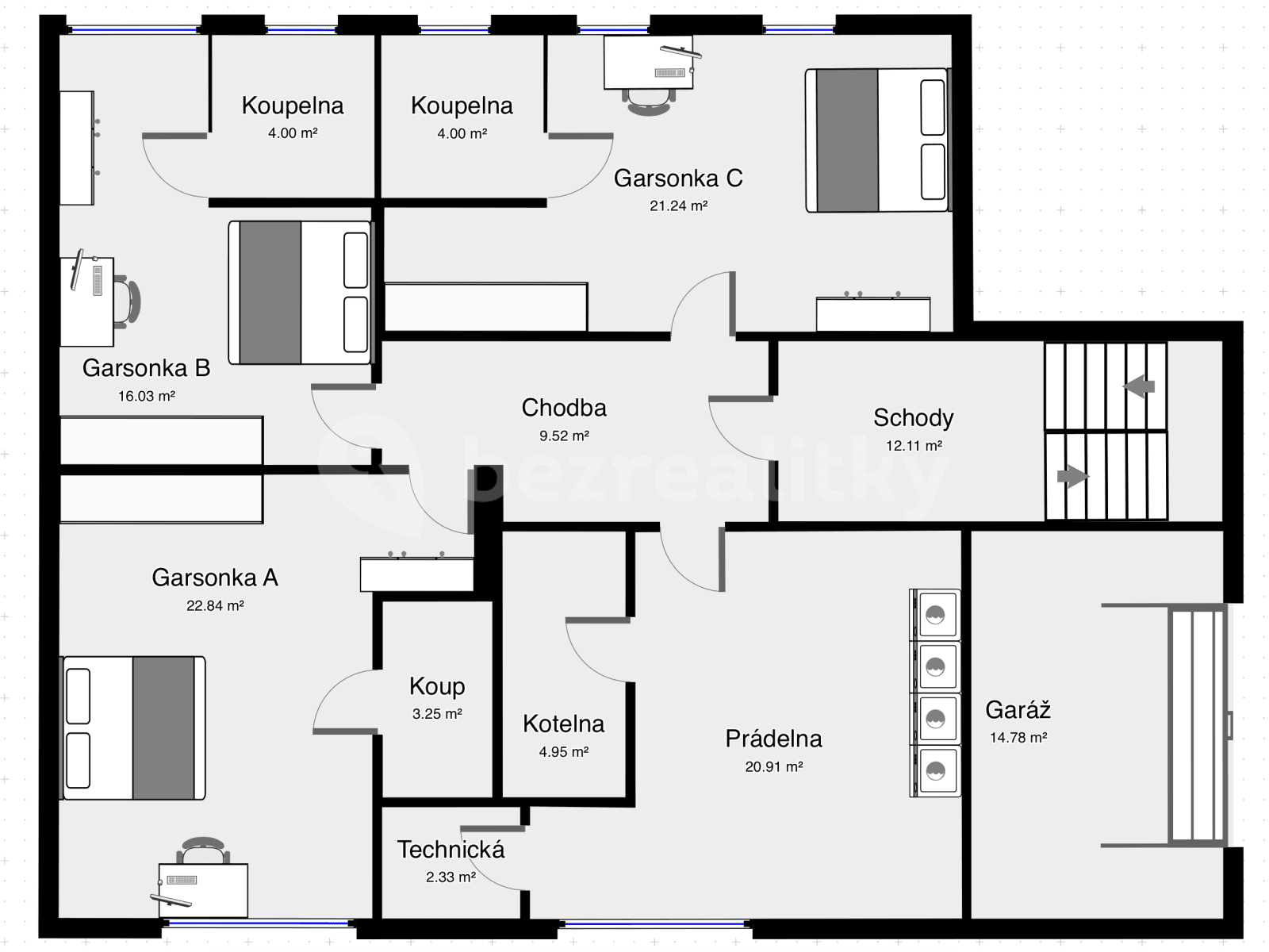 Small studio flat to rent, 21 m², Jižní Ⅱ, Prague, Prague