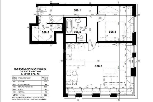 1 bedroom with open-plan kitchen flat to rent, 79 m², Olšanská, Praha 3