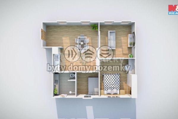 3 bedroom flat for sale, 73 m², 