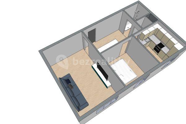 2 bedroom flat to rent, 52 m², Nýdecká, Praha