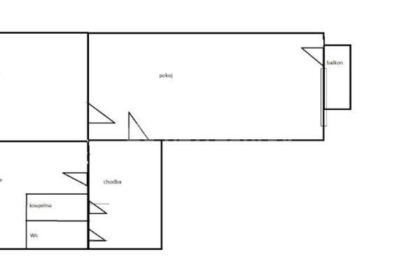 2 bedroom flat for sale, 55 m², Sladkovského, Louny