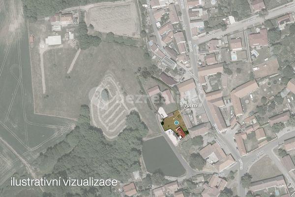 plot for sale, 701 m², Dobrovíz, 