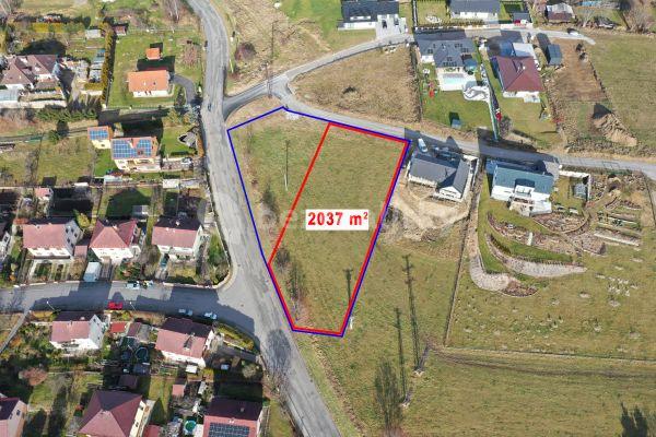 plot for sale, 2,037 m², Malá Homolka, Vimperk