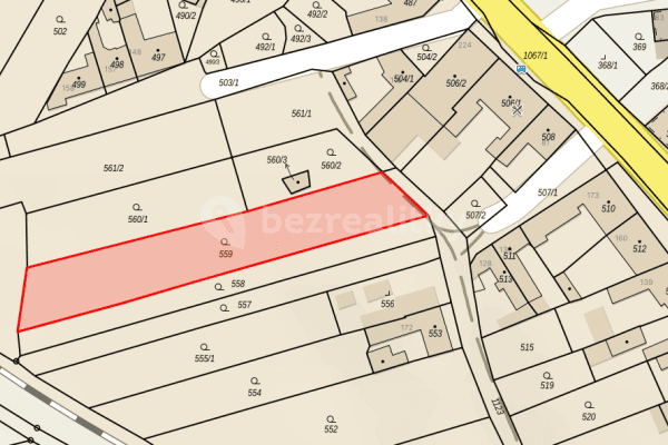 plot for sale, 1,484 m², Uhřičice