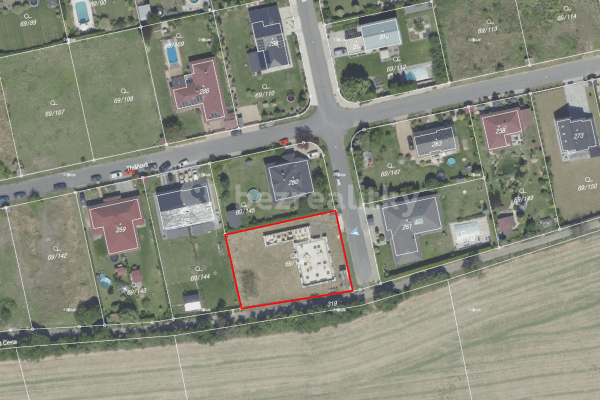 plot for sale, 1,173 m², Křenice